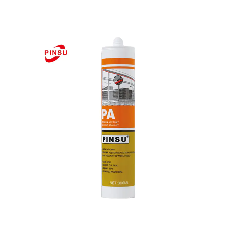 PINSU-PA Fast Cure IMPERVIUS & Mold Repugnans Acetic Silicone Sealant for Bathroom & Coquina