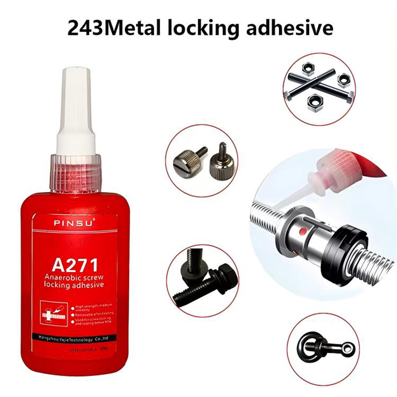 PINSU-A271 Industrial Grade Anaerobic Tenaces ad Metallum Sigillum et Leak Praeventionis PINSU-A271 Industrial Grade Anaerobic Tenaces ad Metallum Sigillum et Leak Praeventionis